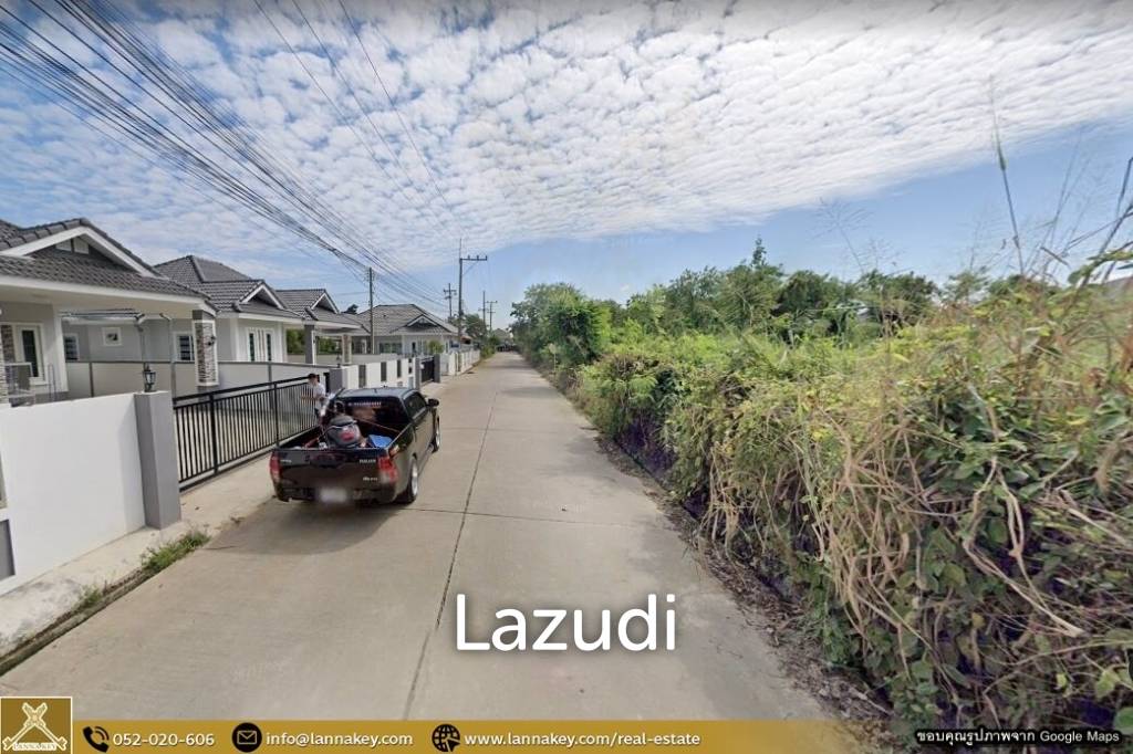 Vacant land next to the project house