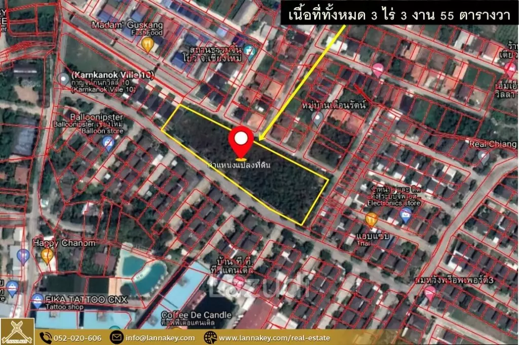 Vacant land next to the project house