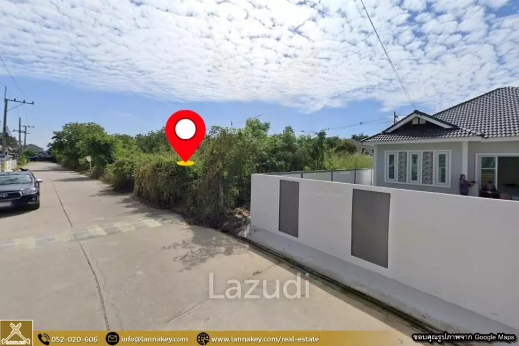 Vacant land next to the project house