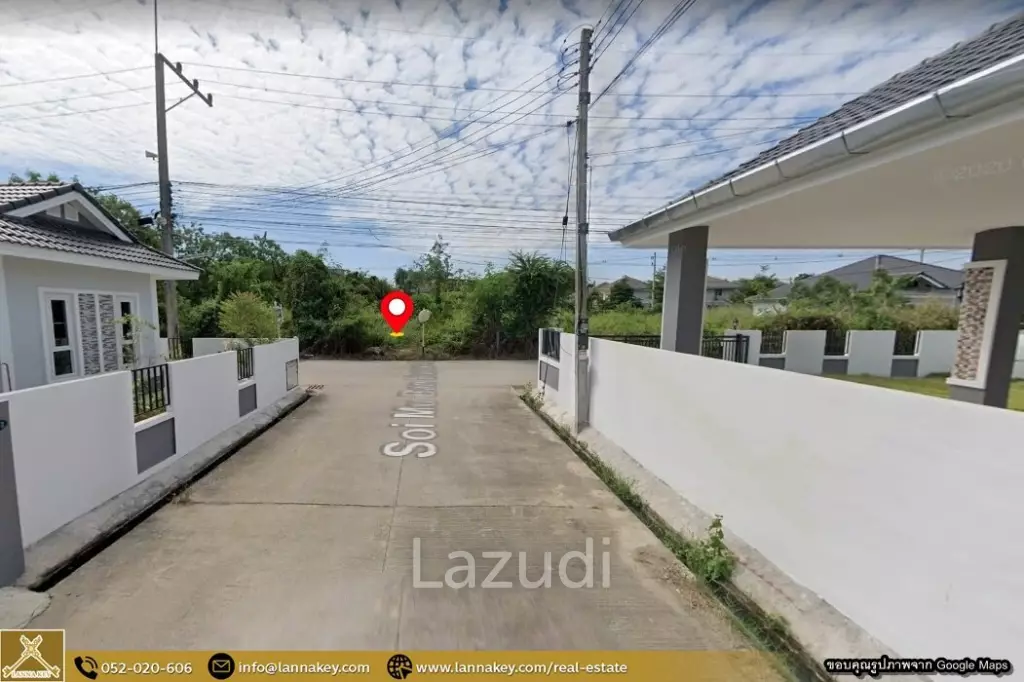 Vacant land next to the project house