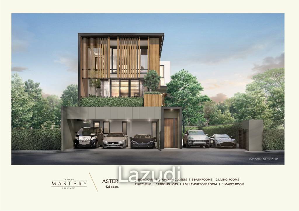 4 Bed 5 Bath 467 SQ.M.  Altitude Mastery Sukhumvit