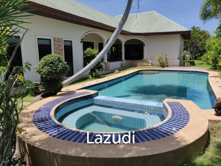 Large 3 bed pool villa on good sized land plot