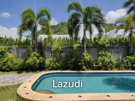 Large 3 bed pool villa on good sized land plot