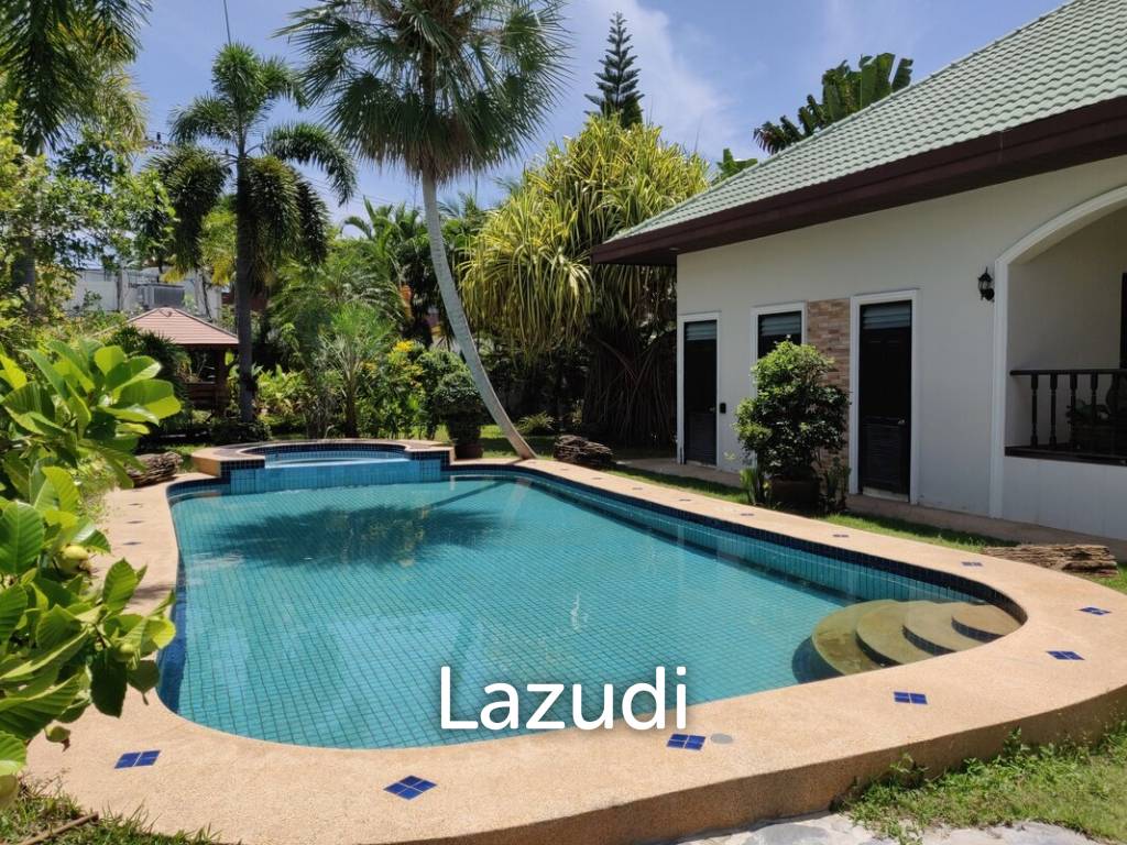 Large 3 bed pool villa on good sized land plot