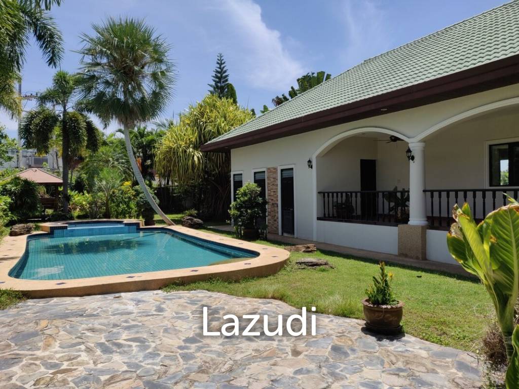 Large 3 bed pool villa on good sized land plot