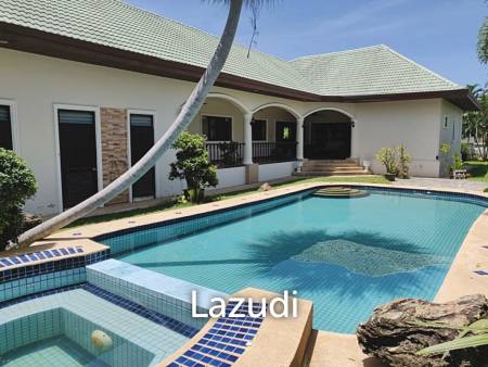 Large 3 bed pool villa on good sized land plot