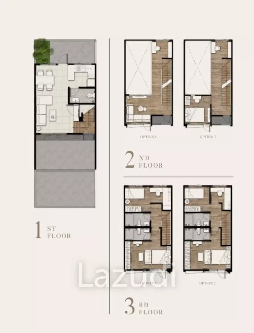 2 Bed 3 Bath 132 SQ.M Altitude Kraf Bangna