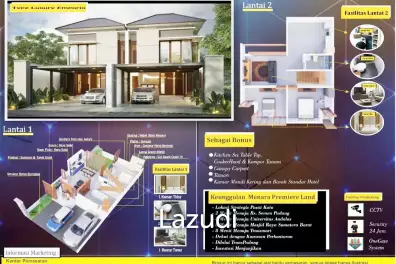Jual Rumah Baru Dekat RS Semen Padang, Universitas Andalas, Kampus UPI YPTK, Masjid Raya Sumatera Barat