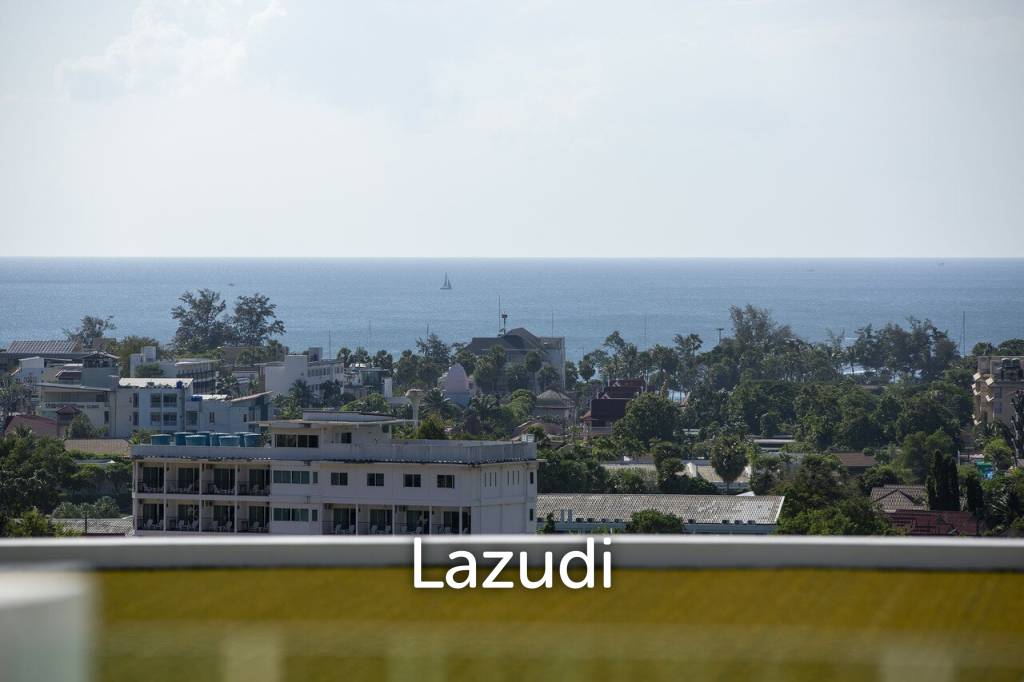 กะตะโอเชี่ยนวิว | Fabulous Two Bedroom Kata Sea View Condo พร้อมจากุซซีบนระเบียง