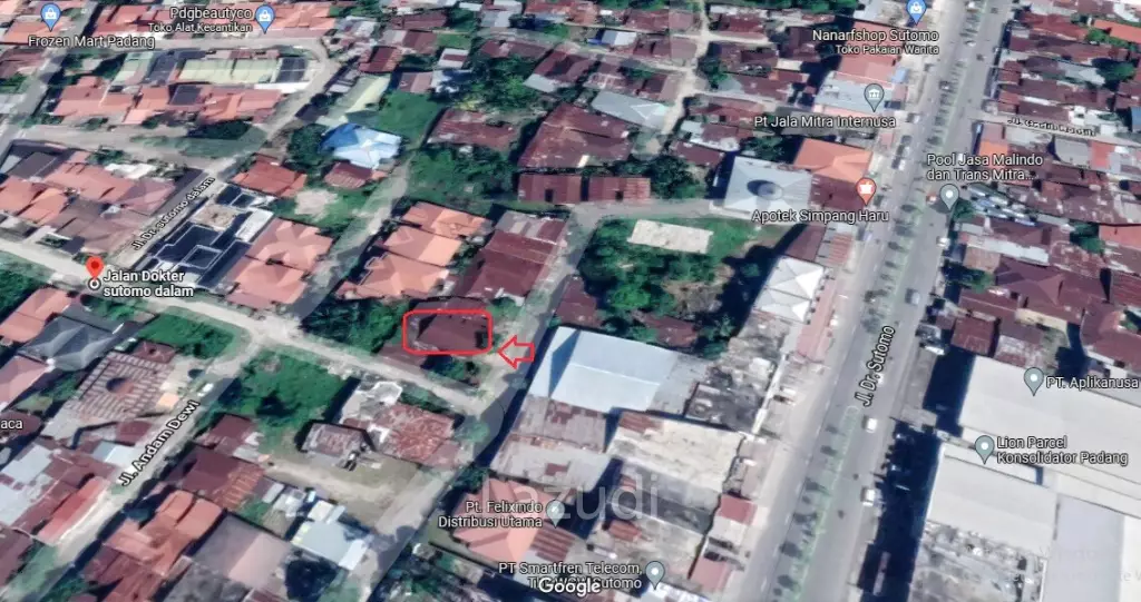 Jual Rumah di Kota Padang Dekat Stasiun Padang, Kampus UPI YPTK, RSUP Dr. M. Djamil, RSIA Siti Hawa
