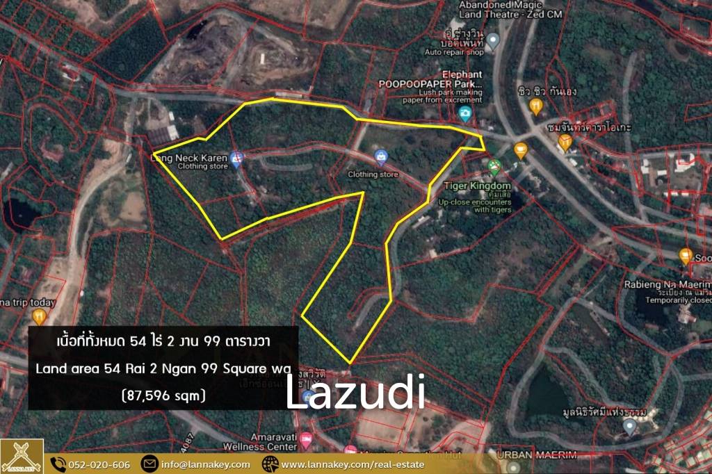Land For Sale Near Famous Attractions of Chiang Mai.