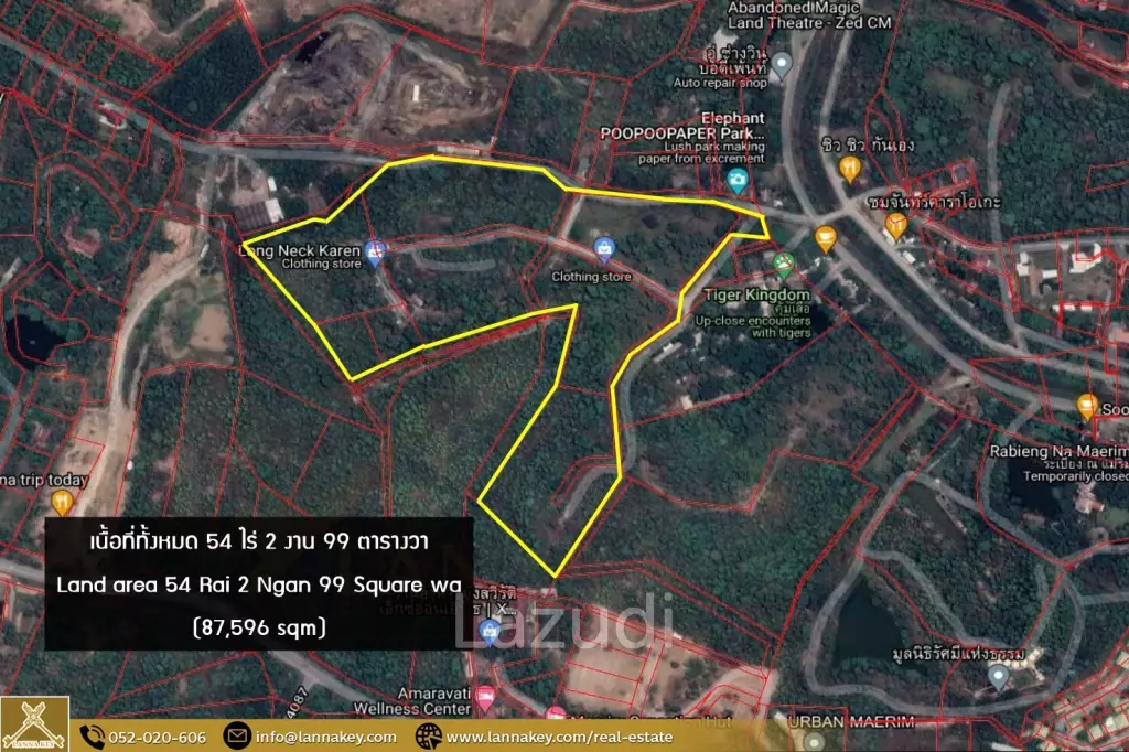 Land For Sale Near Famous Attractions of Chiang Mai.