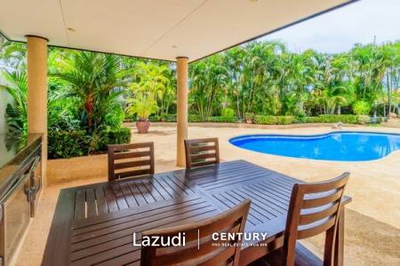 HUA HIN -ORCHID VILLA : Outstanding Value, Great Design + Quality 3 Bed Pool Villa on Prime Corner Plot nr Beaches