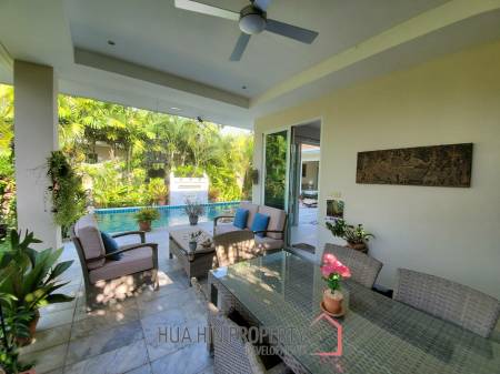 WOODLAND RESIDENCE : 3 bed stunning pool villa