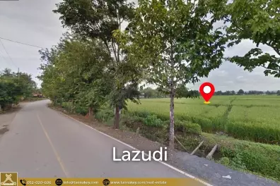 Selling a large plot of land next to the village.