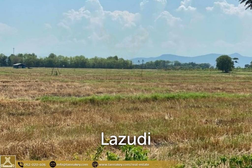 Selling a large plot of land next to the village.