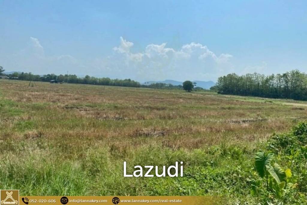 Selling a large plot of land next to the village.