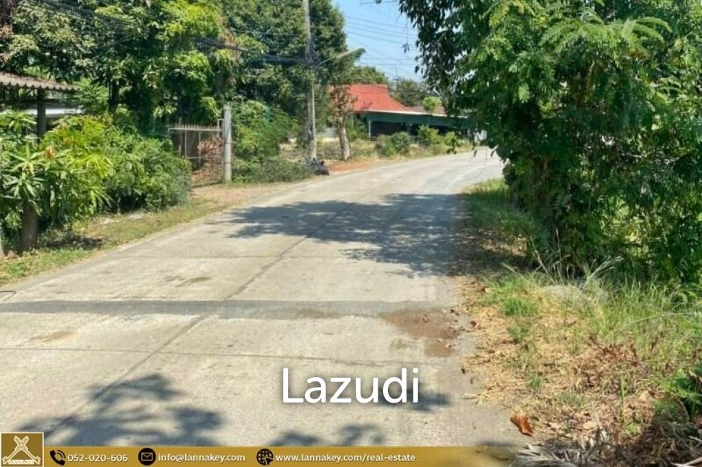 Selling a large plot of land next to the village.
