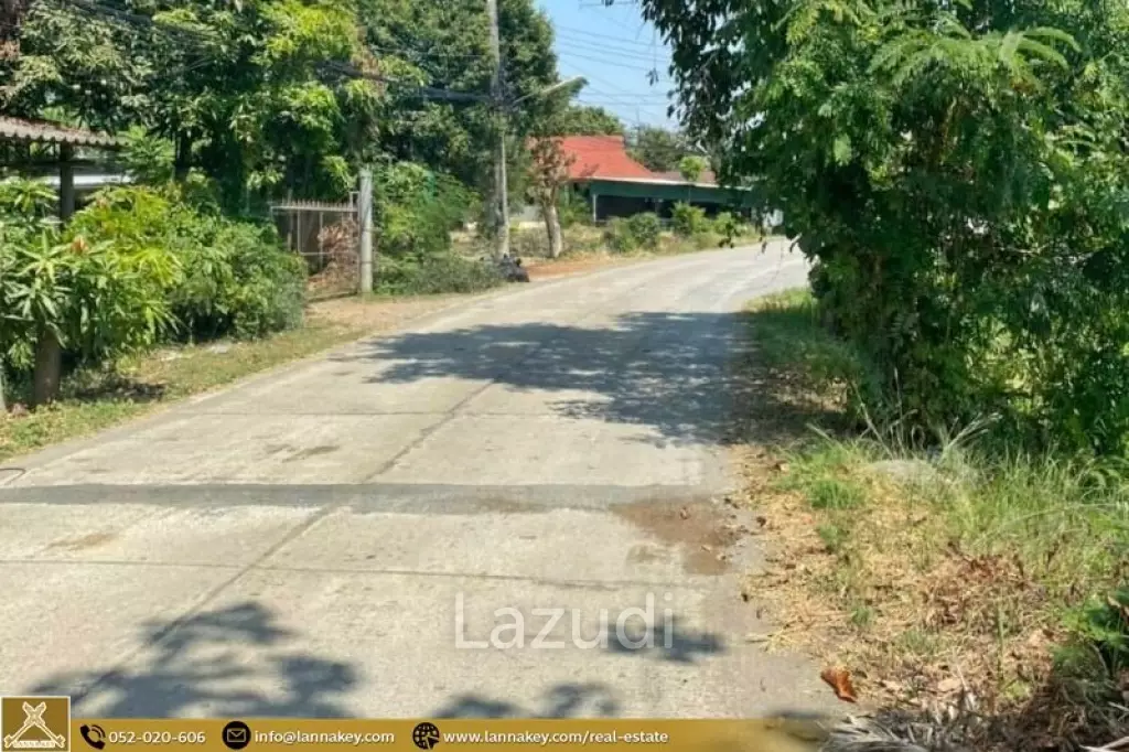 Selling a large plot of land next to the village.
