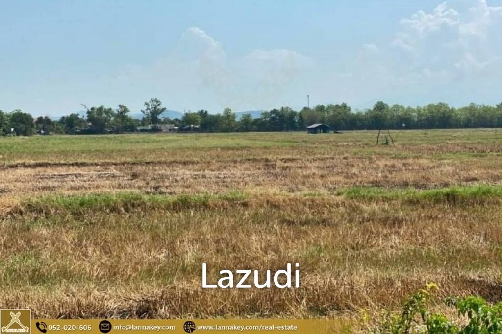 Selling a large plot of land next to the village.
