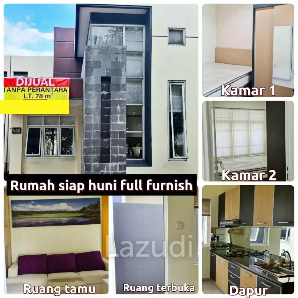 Rumah Dijual Dekat PT. LG Elektronic Indonesia Tangerang, Kawasan Blessindo, Stasiun Parung Panjang, Alun-alun