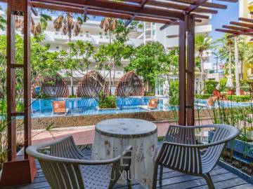 Mykonos: Ground Floor 1 Bedroom Pool View Condo
