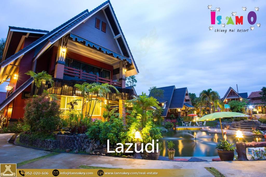 Resort for sale in San Sai, Chiang Mai.