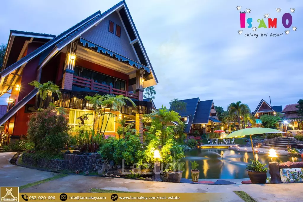 Resort for sale in San Sai, Chiang Mai.