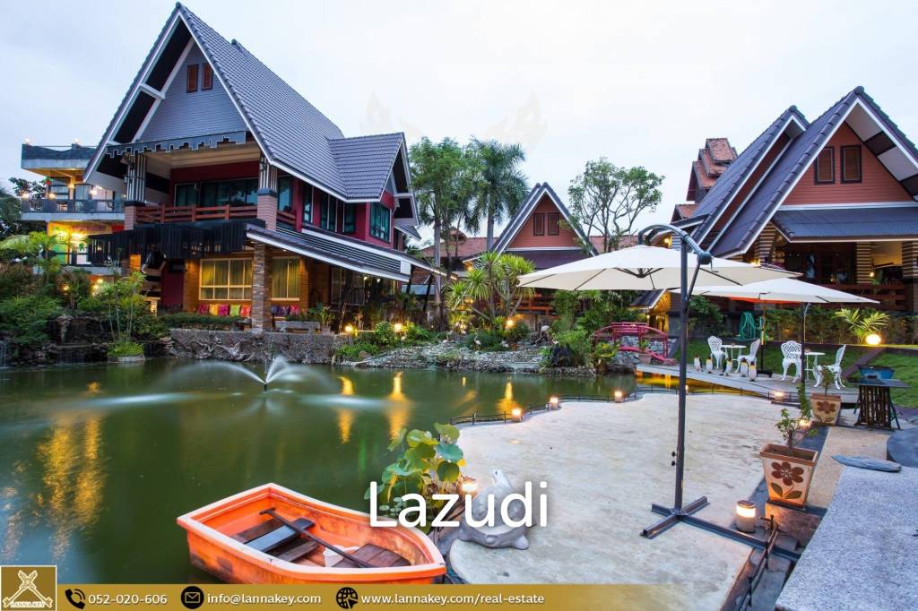 Resort for sale in San Sai, Chiang Mai.