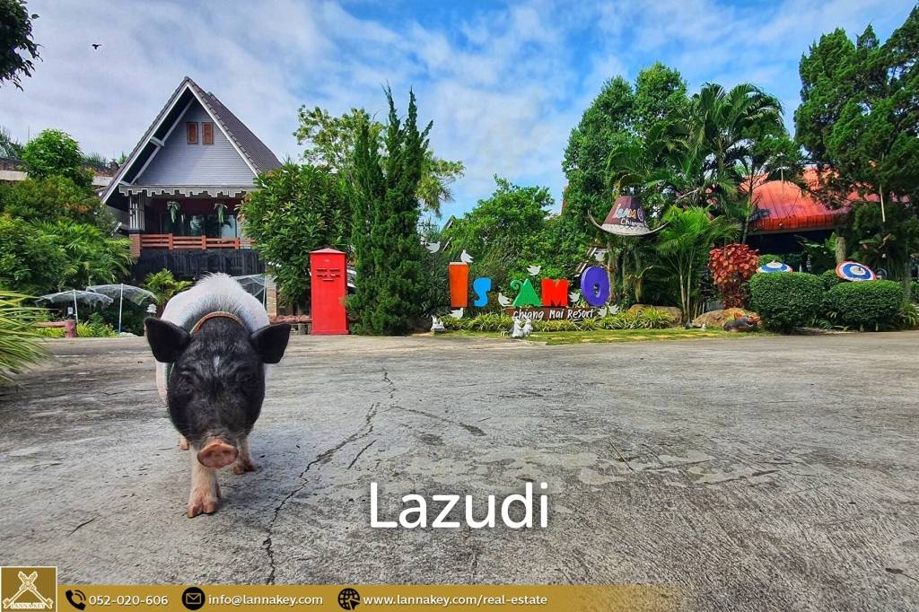 Resort for sale in San Sai, Chiang Mai.