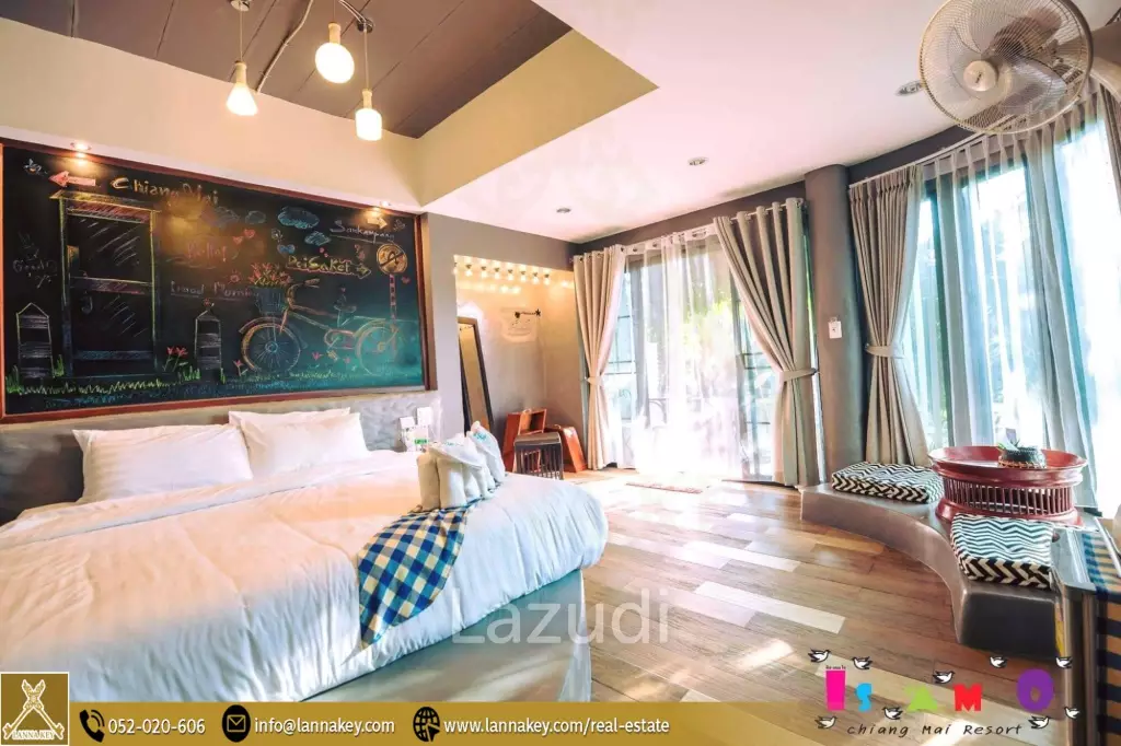 Resort for sale in San Sai, Chiang Mai.