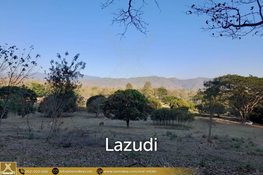 Land for sale next to the Cave at Mae On, Chiang Mai.