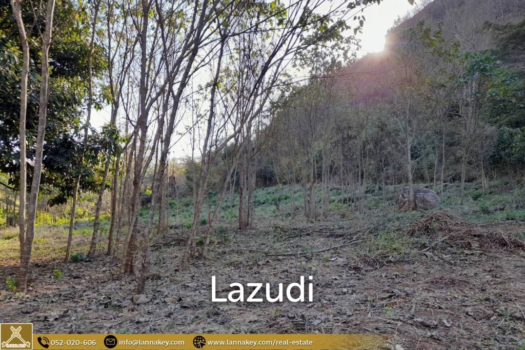 Land for sale next to the Cave at Mae On, Chiang Mai.