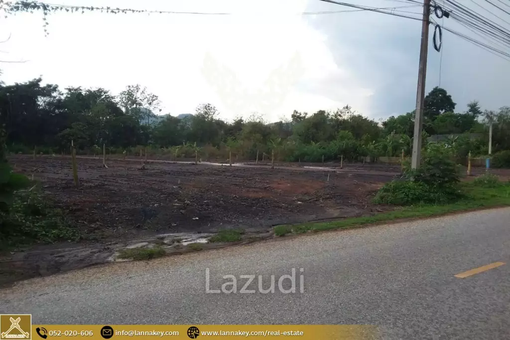 Land with Title deeds of 2 rai Near to The Chiang Rai City