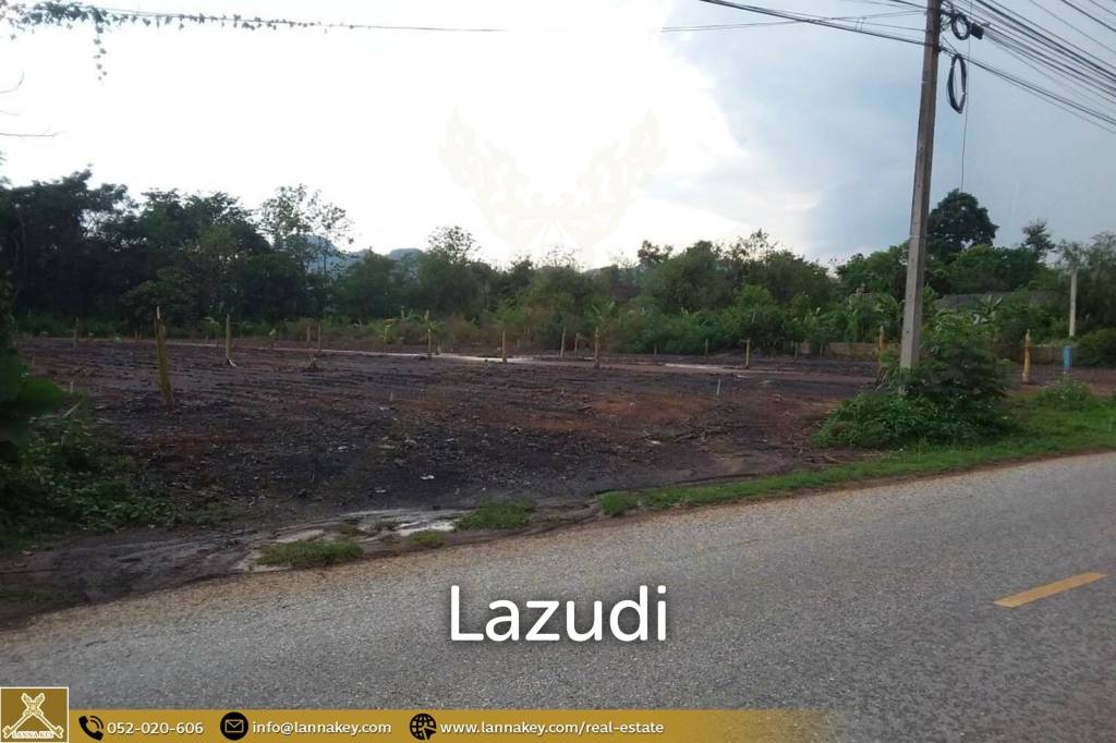 Land with Title deeds of 2 rai Near to The Chiang Rai City