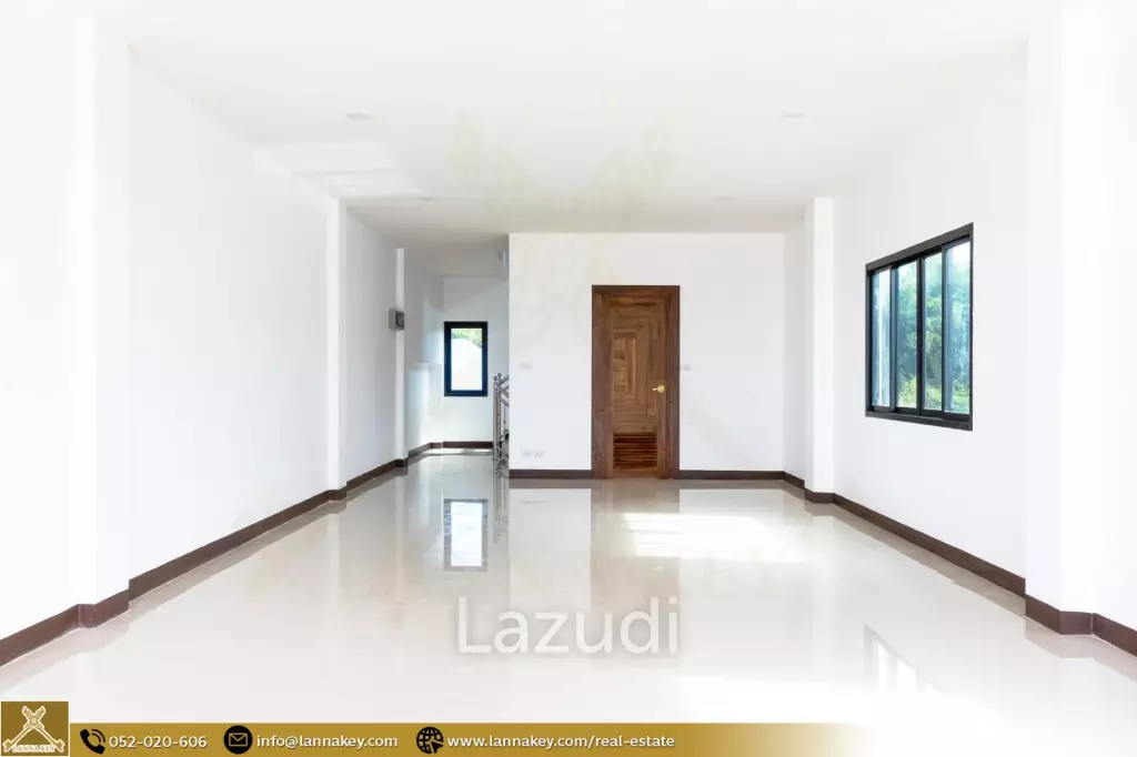 Commercial building for sale on the main road.