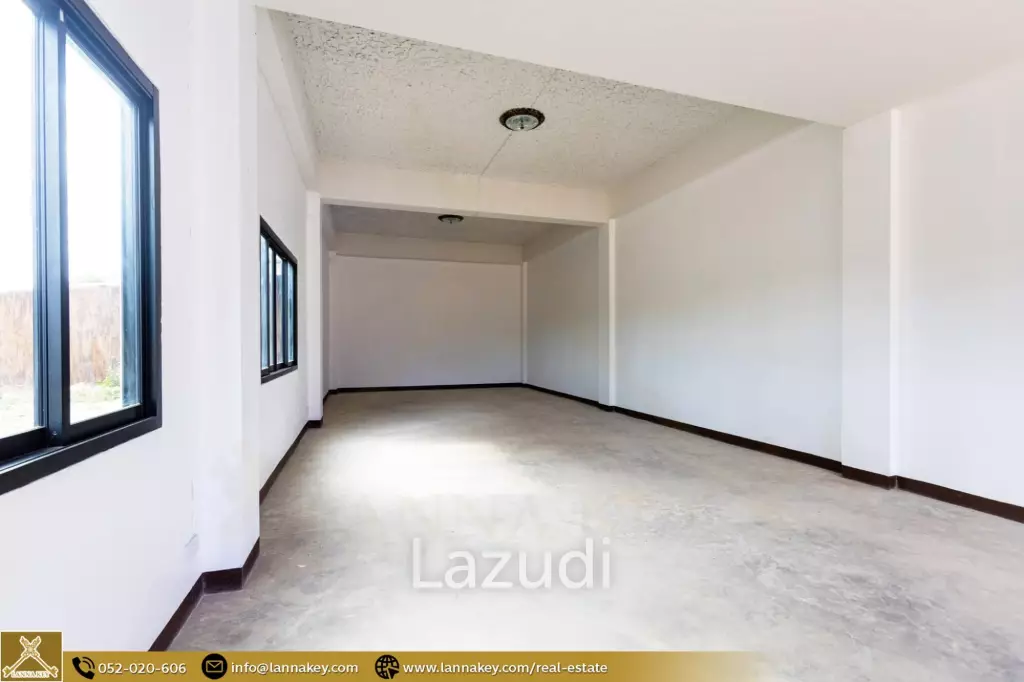 Commercial building for sale on the main road.