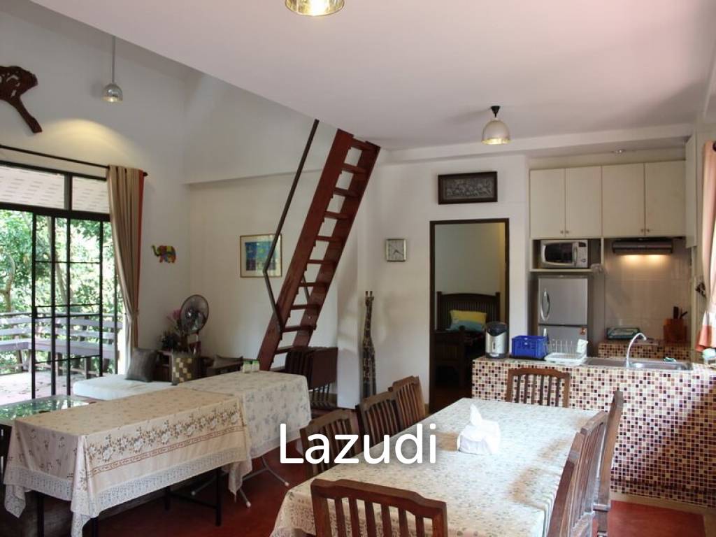 บ้าน 2 ห้องนอนท่ามกลางธรรมชาติ ใกล้วัดร่องขุ่น