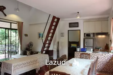 บ้าน 2 ห้องนอนท่ามกลางธรรมชาติ ใกล้วัดร่องขุ่น
