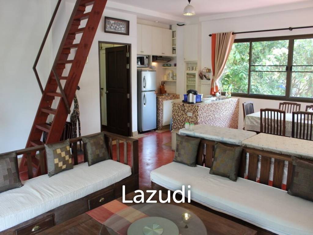 บ้าน 2 ห้องนอนท่ามกลางธรรมชาติ ใกล้วัดร่องขุ่น