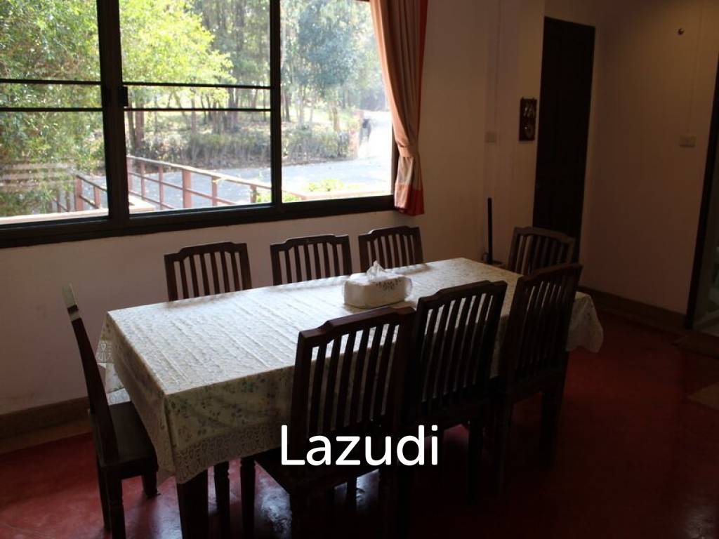 บ้าน 2 ห้องนอนท่ามกลางธรรมชาติ ใกล้วัดร่องขุ่น