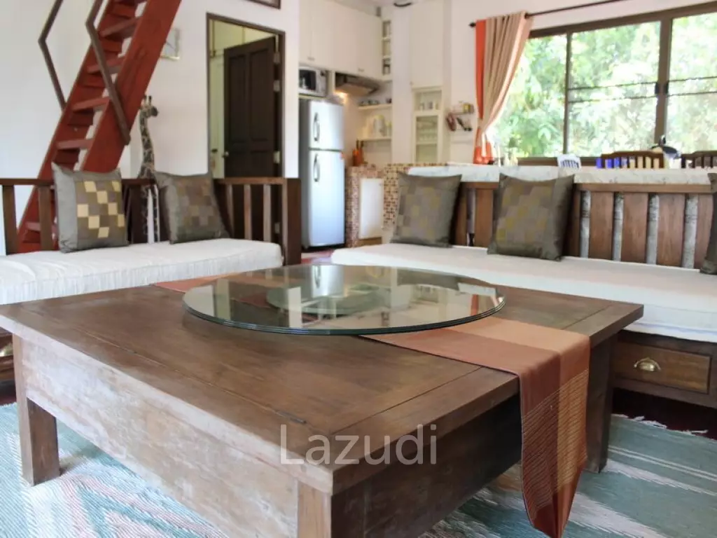 บ้าน 2 ห้องนอนท่ามกลางธรรมชาติ ใกล้วัดร่องขุ่น