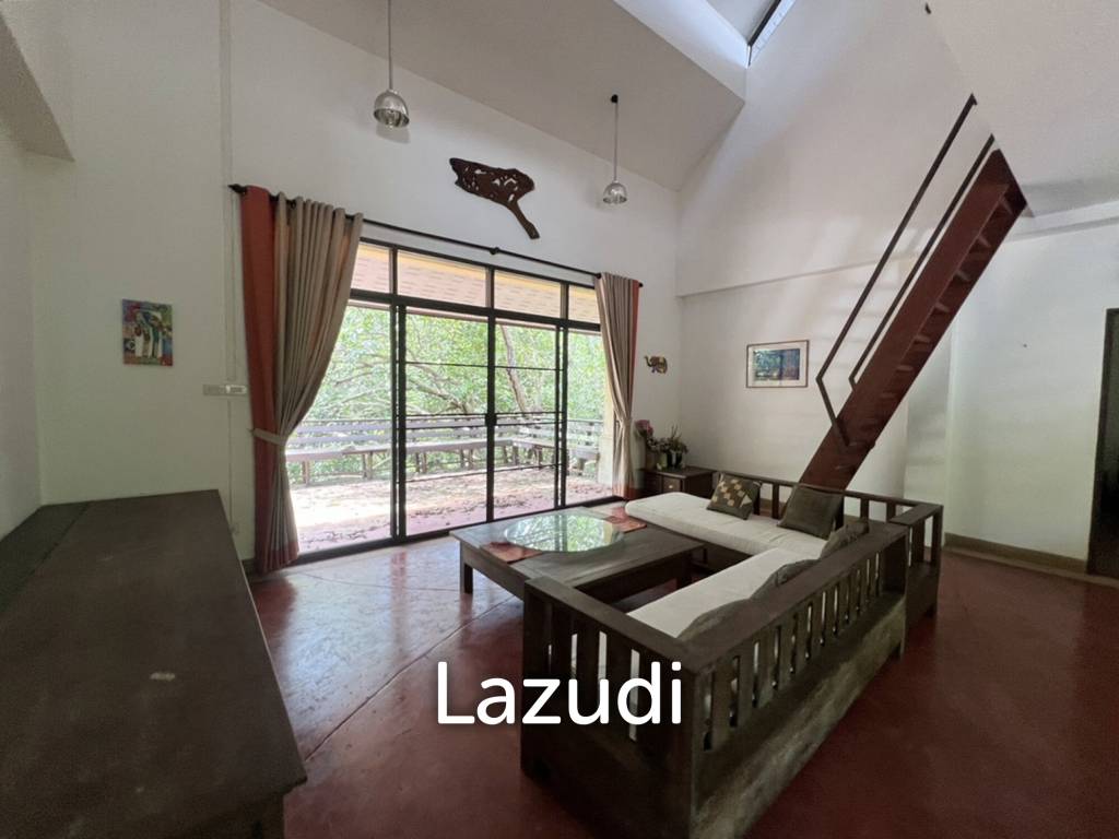 บ้าน 2 ห้องนอนท่ามกลางธรรมชาติ ใกล้วัดร่องขุ่น