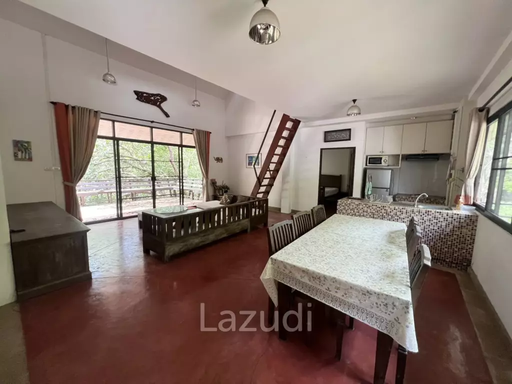 บ้าน 2 ห้องนอนท่ามกลางธรรมชาติ ใกล้วัดร่องขุ่น
