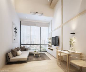 1 bed 37.50SQM, Siamese Rama 9 (Tower C)