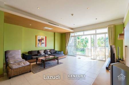 BLUE LAGOON : Well presented 2nd floor 2 bed condo overlooking large swimming pool lagoon.