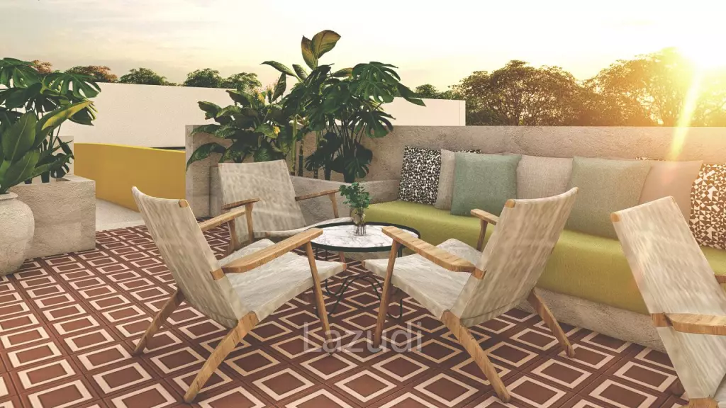 Beautiful mezzanine 2 room apartment in Berawa Bali