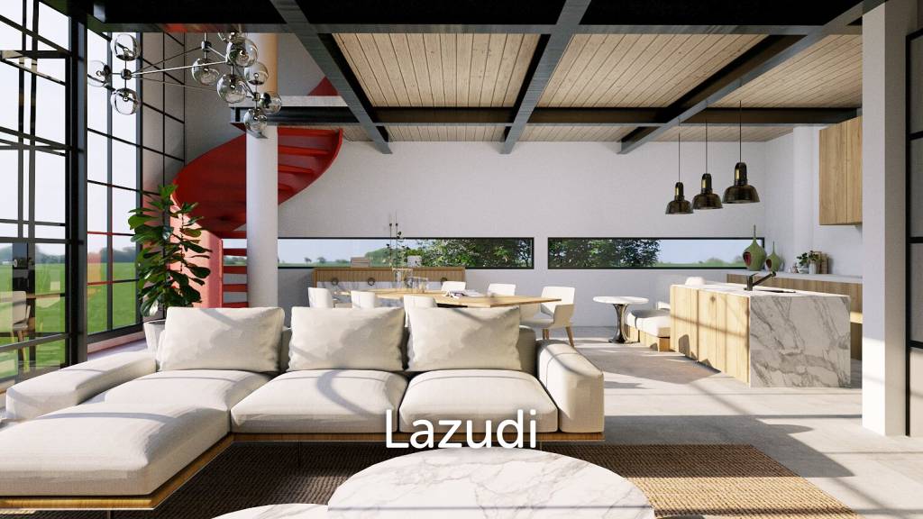 Beautiful mezzanine 2 room apartment in Berawa Bali
