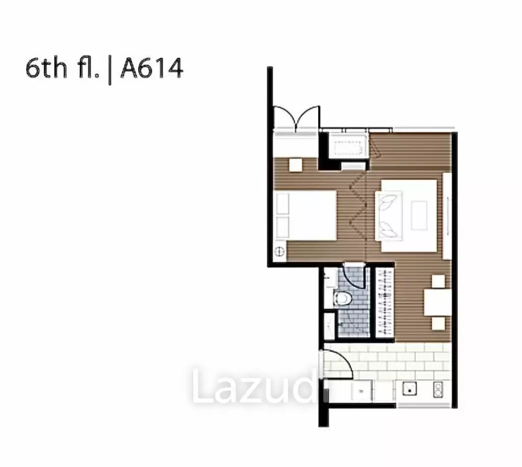 42.81 Sqm 1 Bed 1 Bath Condo For Sale