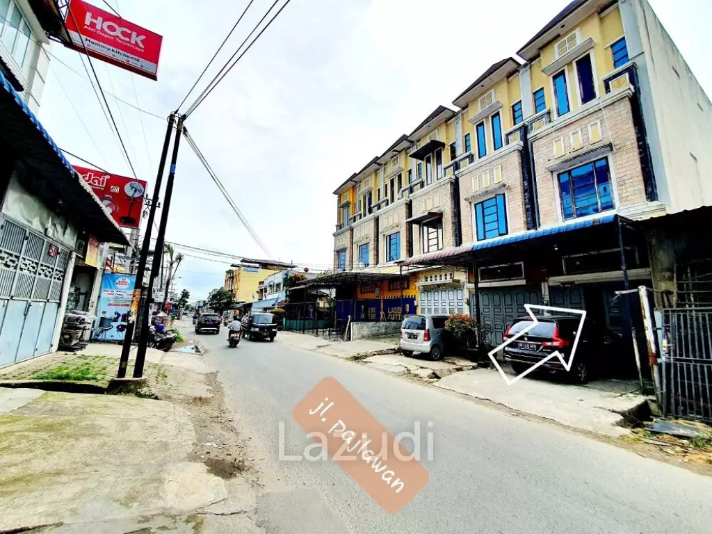 Ruko Dijual di Medan Dekat RSUD Pirngadi Medan, Universitas Medan, Medan Mall, Stasiun Medan